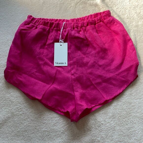 Vitamin A Tallows Linen Short - Ecolinen Size Small - Picture 1 of 8